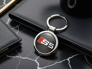 Porte-Clefs Logo Personnalisé Design Alliage